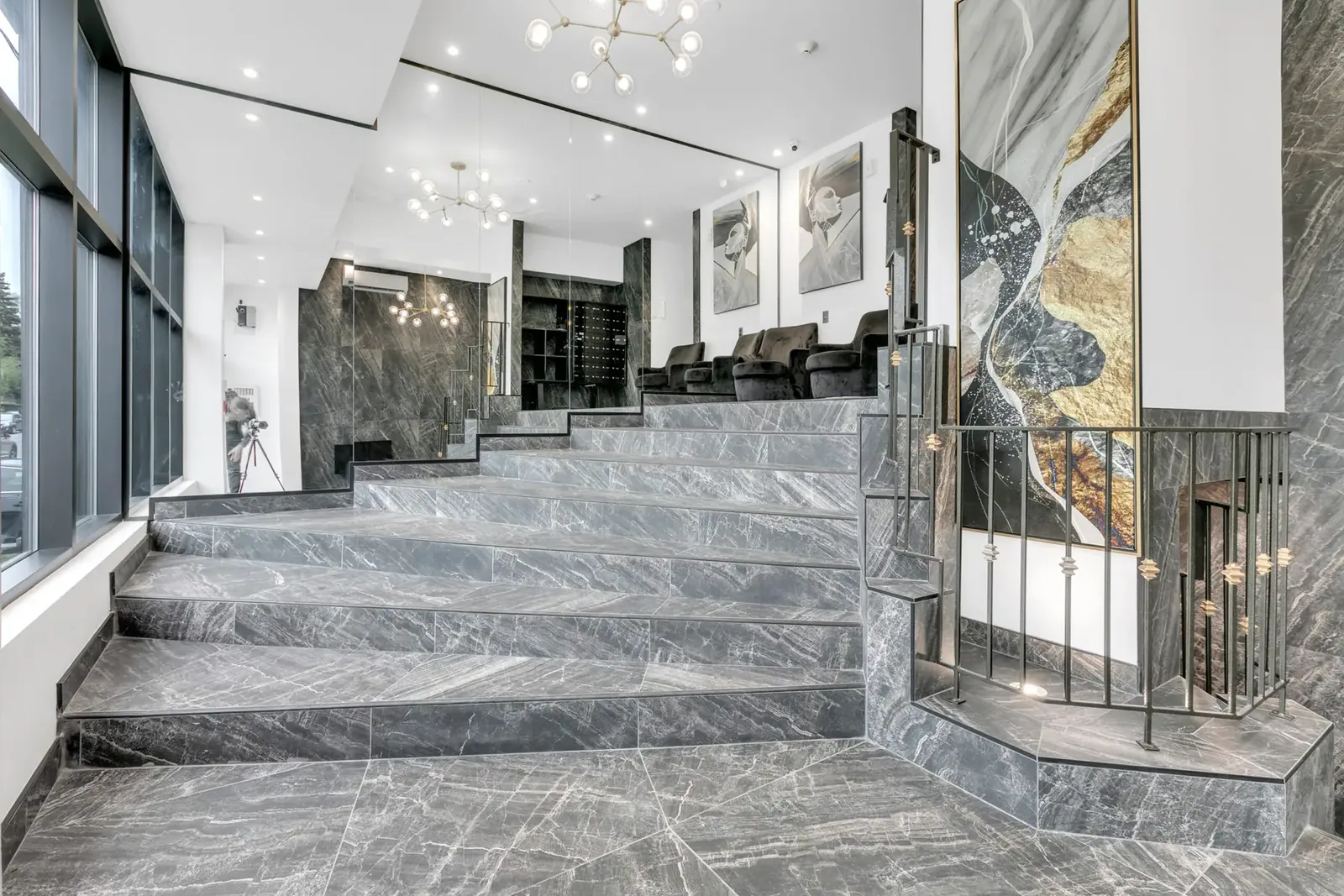Interior of a fully renovated Diamant Realty Group apartment in Montreal